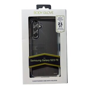 P1. Body Glove Rugged Case and Holster - Samsung Galaxy S23 FE -‎ Clear